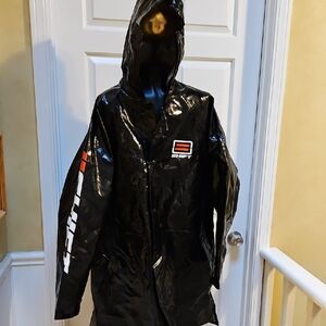 SHIFT Black Motocross Rain Jacket Coat - L